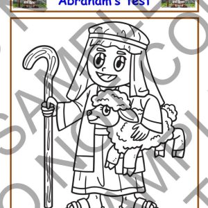 Abraham se toets BYBEL INKLEURPRENTJIE