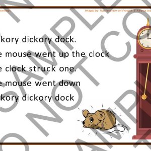 Die muis en die klok rympie